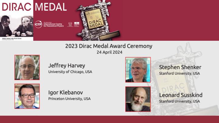 Dirac Medal Award Ceremony 2023